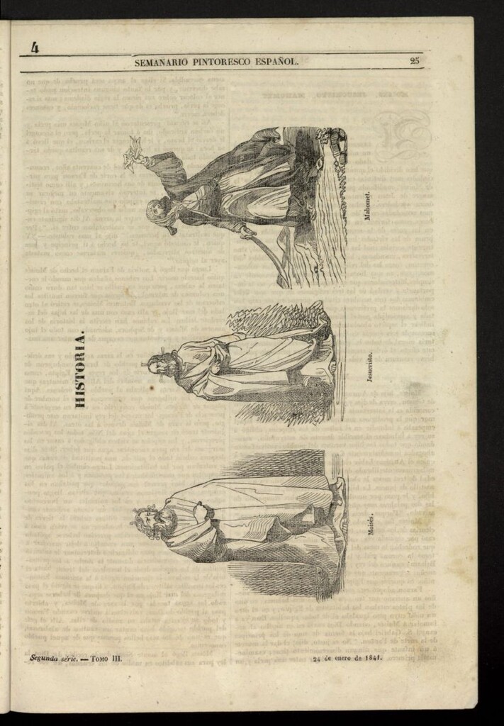Miniatura de Semanario Pintoresco Español del 24 de enero de 1841, nº 4