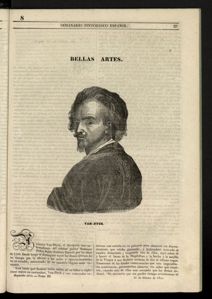Miniatura de Semanario Pintoresco Español del 21 de febrero de 1841, nº 8
