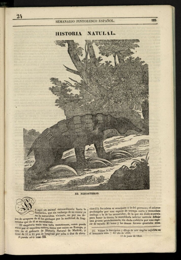 Miniatura de Semanario Pintoresco Español del 13 de junio de 1841, nº 24