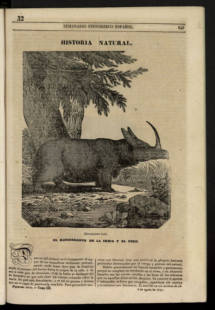 Miniatura de Semanario Pintoresco Español del 8 de agosto de 1841, nº 32