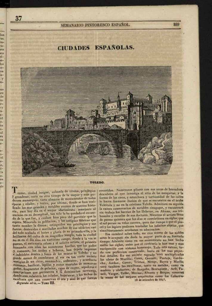 Miniatura de Semanario Pintoresco Español del 12 de septiembre de 1841, nº 37