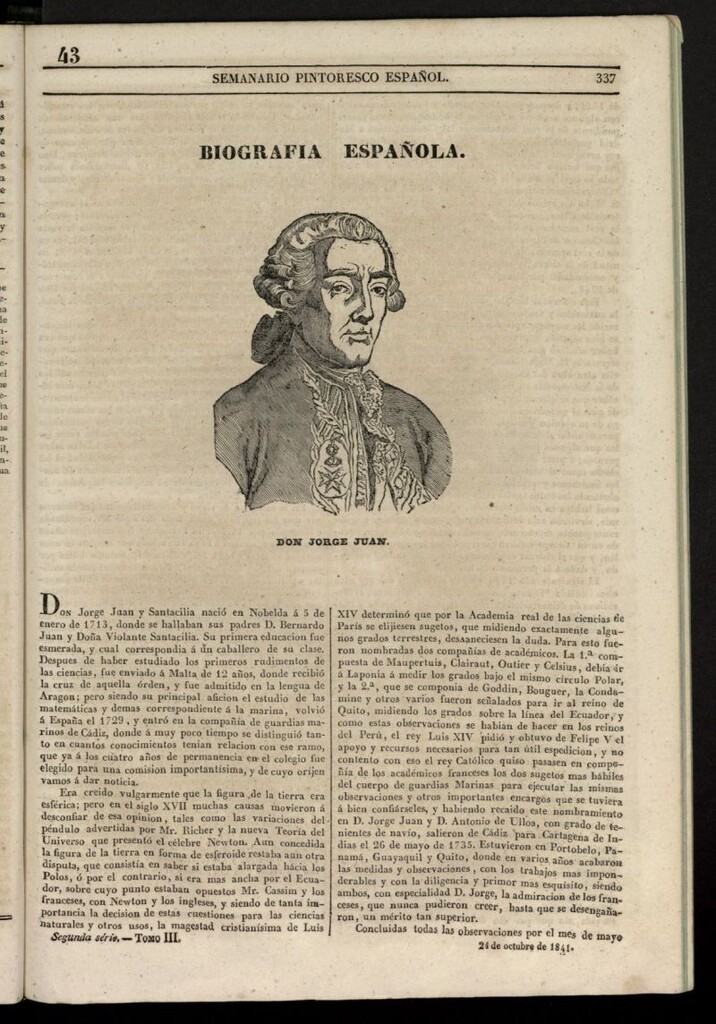 Miniatura de Semanario Pintoresco Español del 24 de octubre de 1841, nº 43