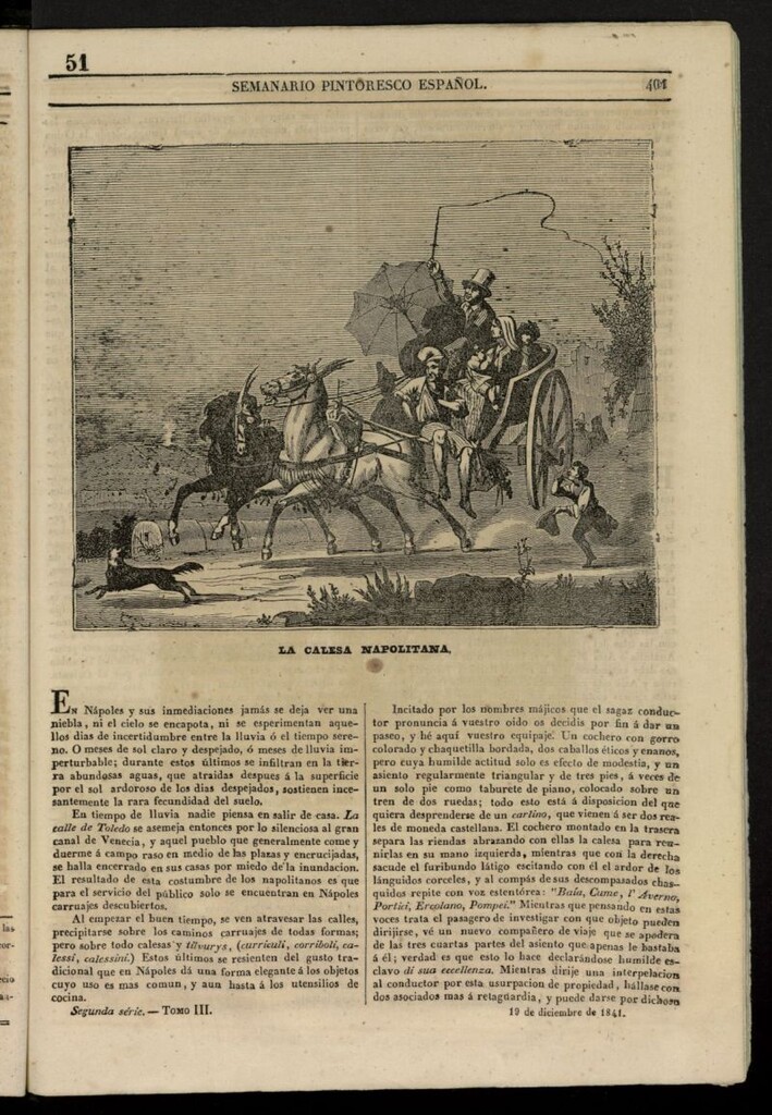 Miniatura de Semanario Pintoresco Español del 19 de diciembre de 1841, nº 51