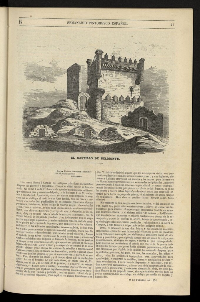 Miniatura de Semanario Pintoresco Español del 9 de febrero de 1851, nº 6