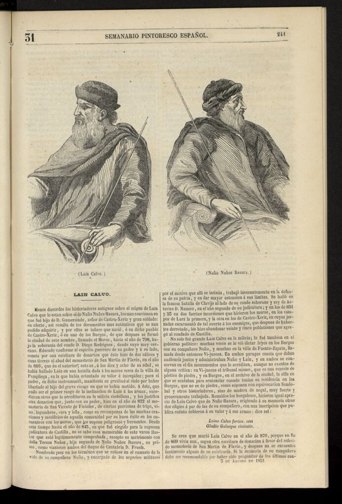 Miniatura de Semanario Pintoresco Español del 3 de agosto de 1851, nº 31