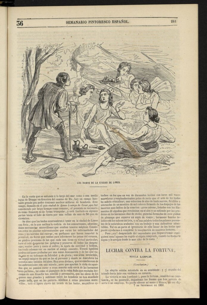 Miniatura de Semanario Pintoresco Español del 7 de septiembre de 1851, nº 36