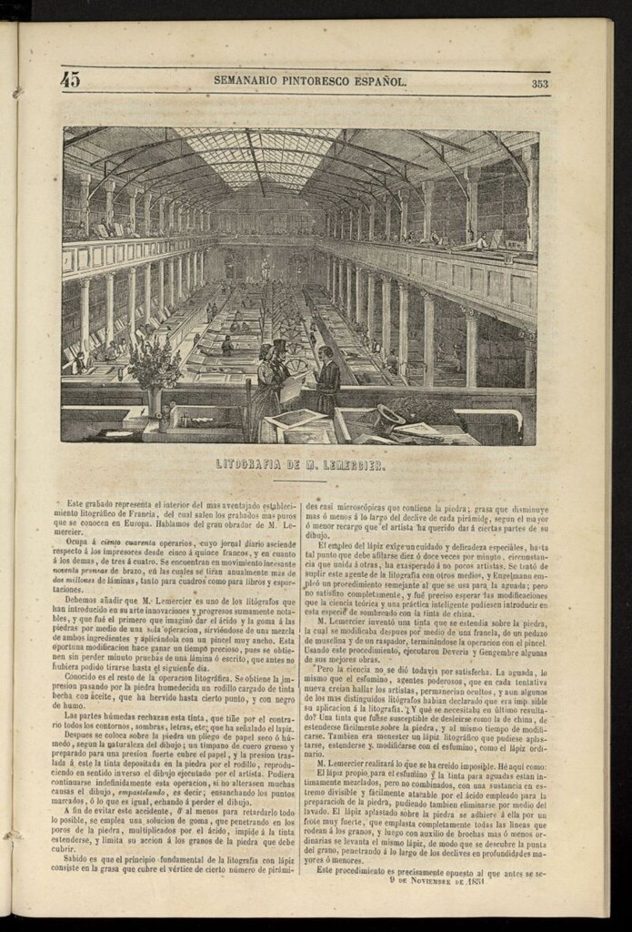 Miniatura de Semanario Pintoresco Español del 9 de noviembre de 1851, nº 45