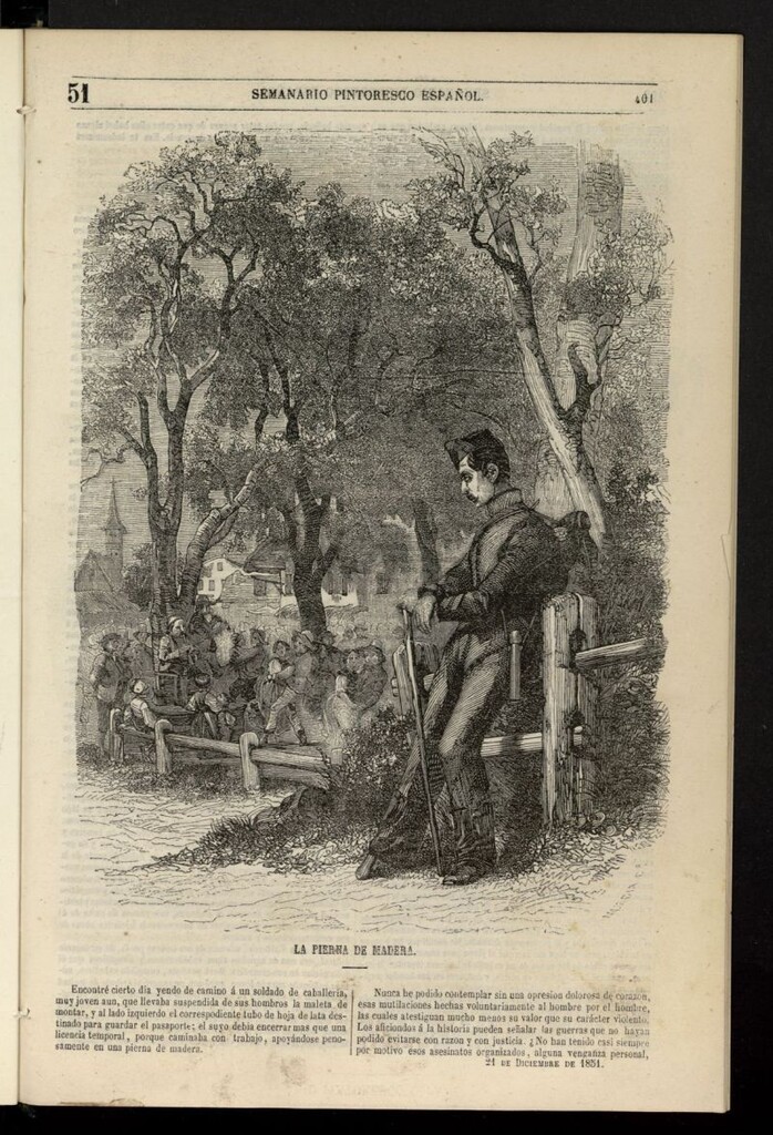 Miniatura de Semanario Pintoresco Español del 21 de diciembre de 1851, nº 51