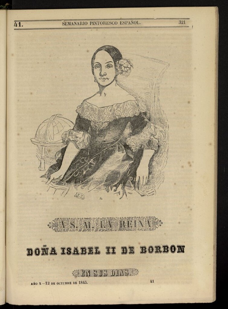 Miniatura de Semanario Pintoresco Español del 12 de octubre de 1845, nº 41