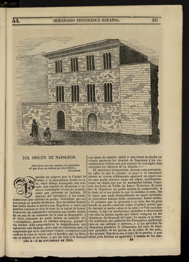 Miniatura de Semanario Pintoresco Español del 2 de noviembre de 1845, nº 44