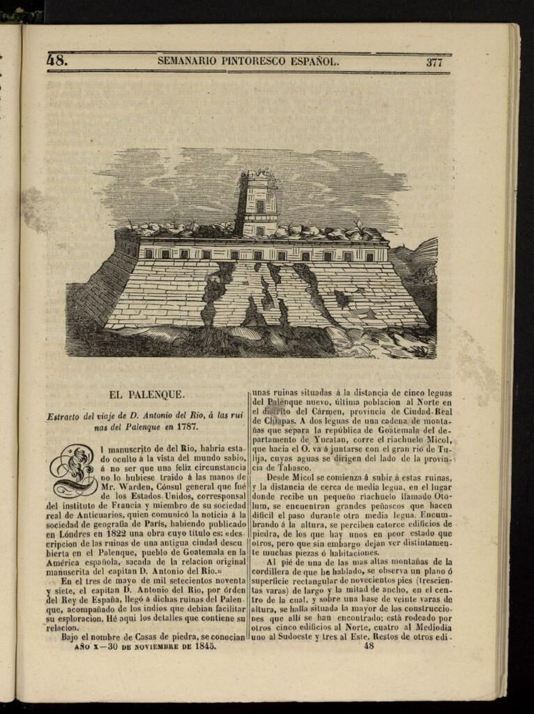 Miniatura de Semanario Pintoresco Español del 30 de noviembre de 1845, nº 48