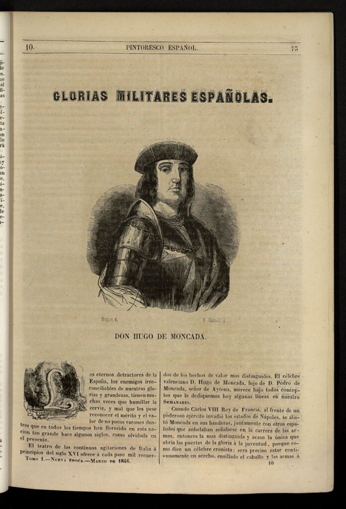 Miniatura de Semanario Pintoresco Español de marzo de 1846, nº 10