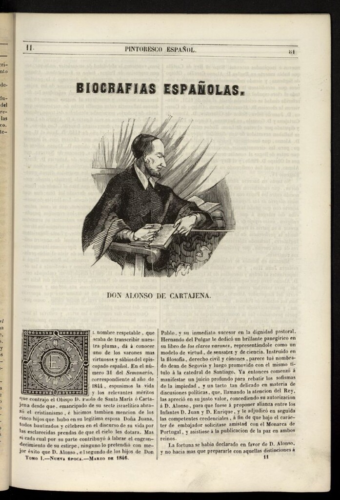 Miniatura de Semanario Pintoresco Español de marzo de 1846, nº 11