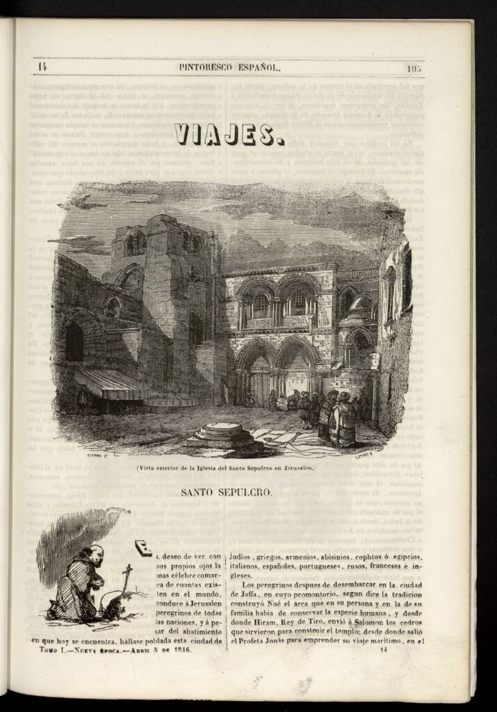 Miniatura de Semanario Pintoresco Español del 5 de abril de 1846, nº 14