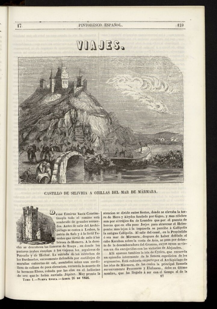 Miniatura de Semanario Pintoresco Español del 26 de abril de 1846, nº 17