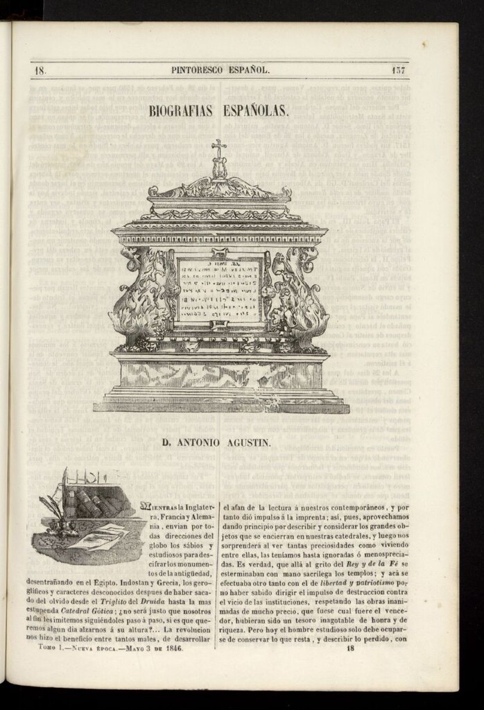 Miniatura de Semanario Pintoresco Español del 3 de mayo de 1846, nº 18