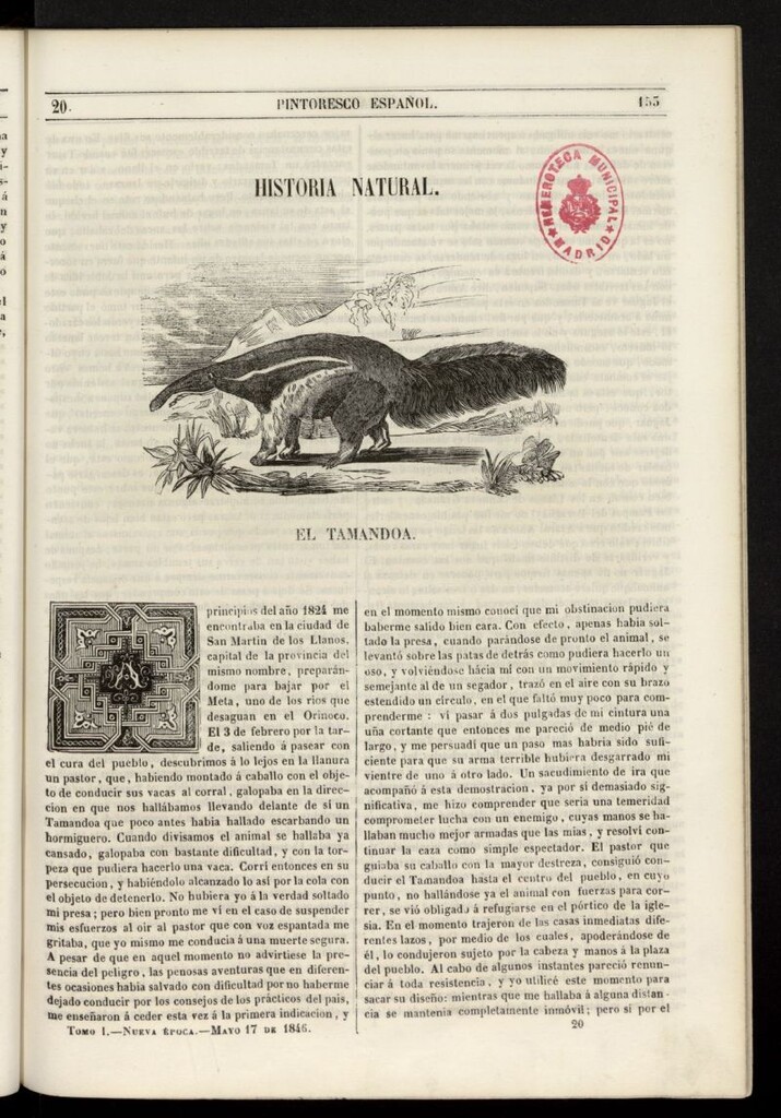 Miniatura de Semanario Pintoresco Español del 17 de mayo de 1846, nº 20