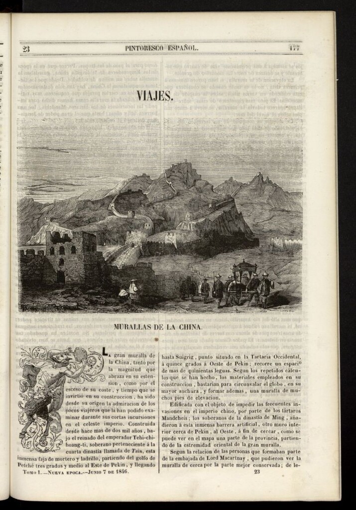 Miniatura de Semanario Pintoresco Español del 7 de junio de 1846, nº 23