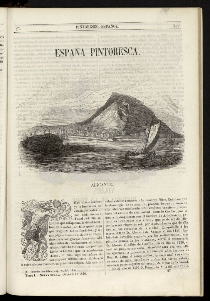 Miniatura de Semanario Pintoresco Español del 5 de julio de 1846, nº 27