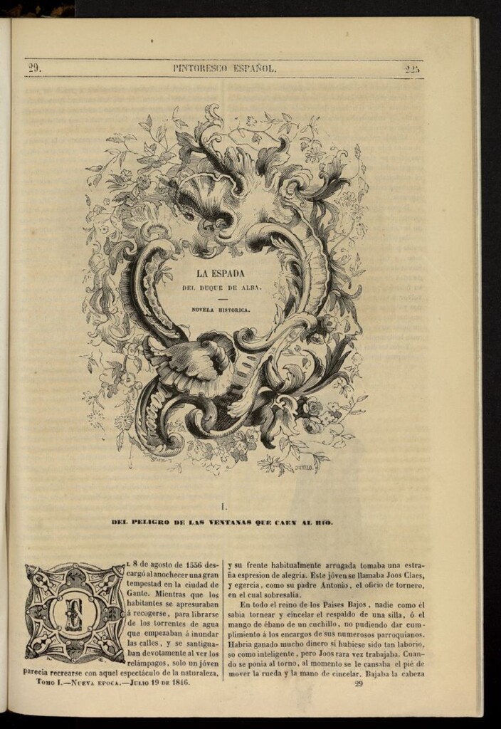 Miniatura de Semanario Pintoresco Español del 19 de julio de 1846, nº 29