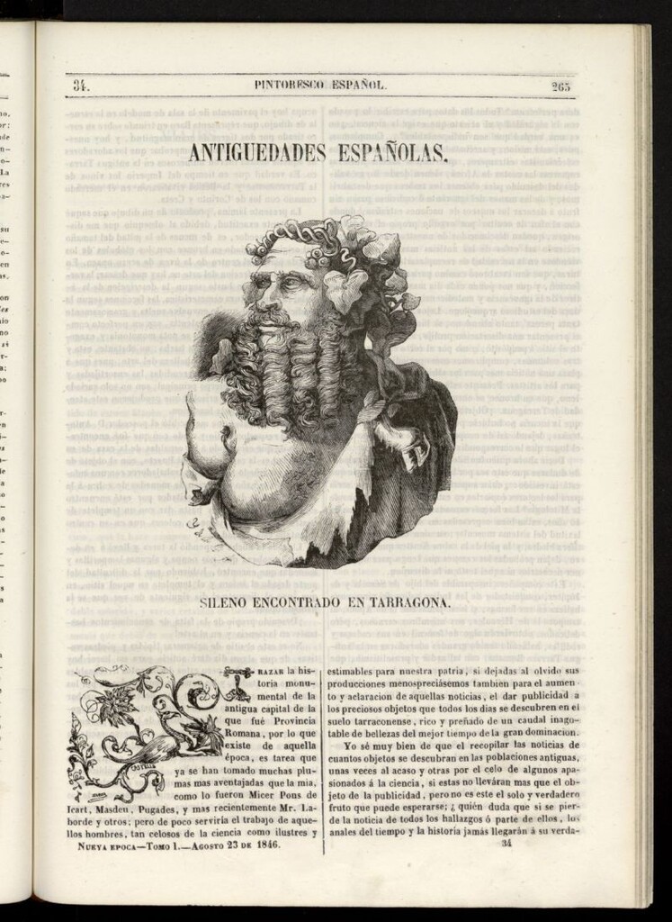 Miniatura de Semanario Pintoresco Español del 23 de agosto de 1846, nº 34