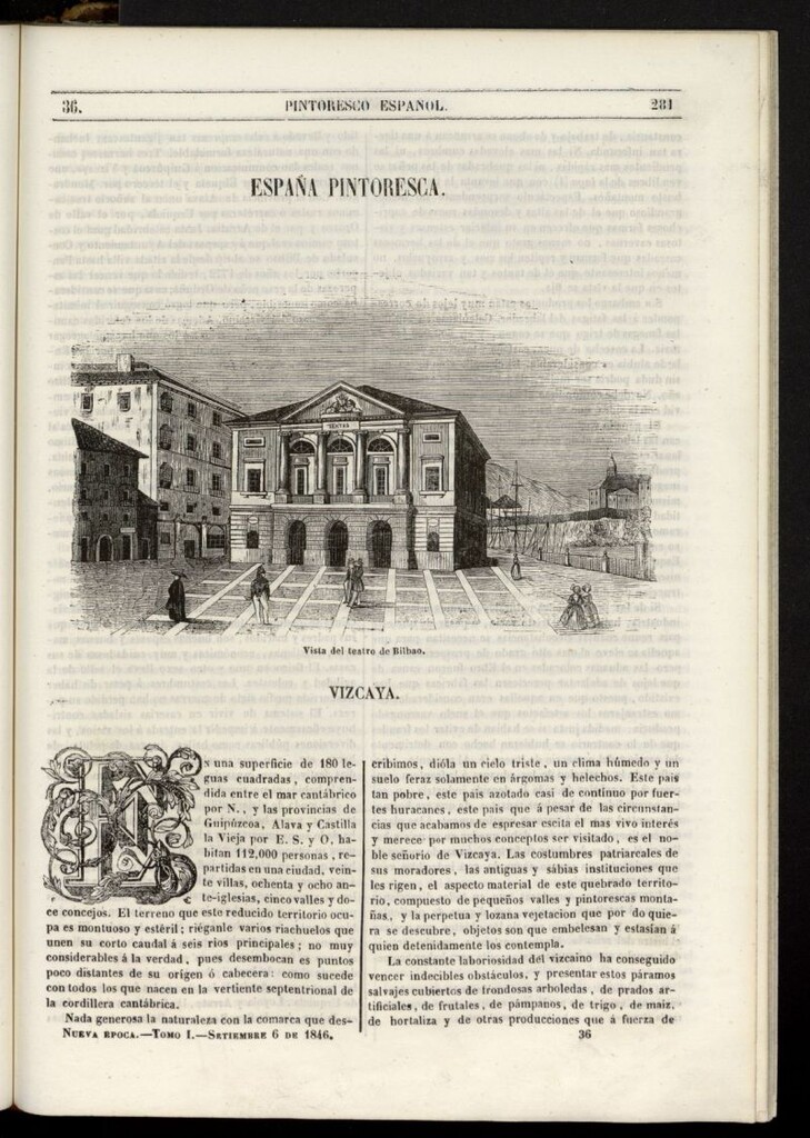 Miniatura de Semanario Pintoresco Español del 6 de septiembre de 1846, nº 36