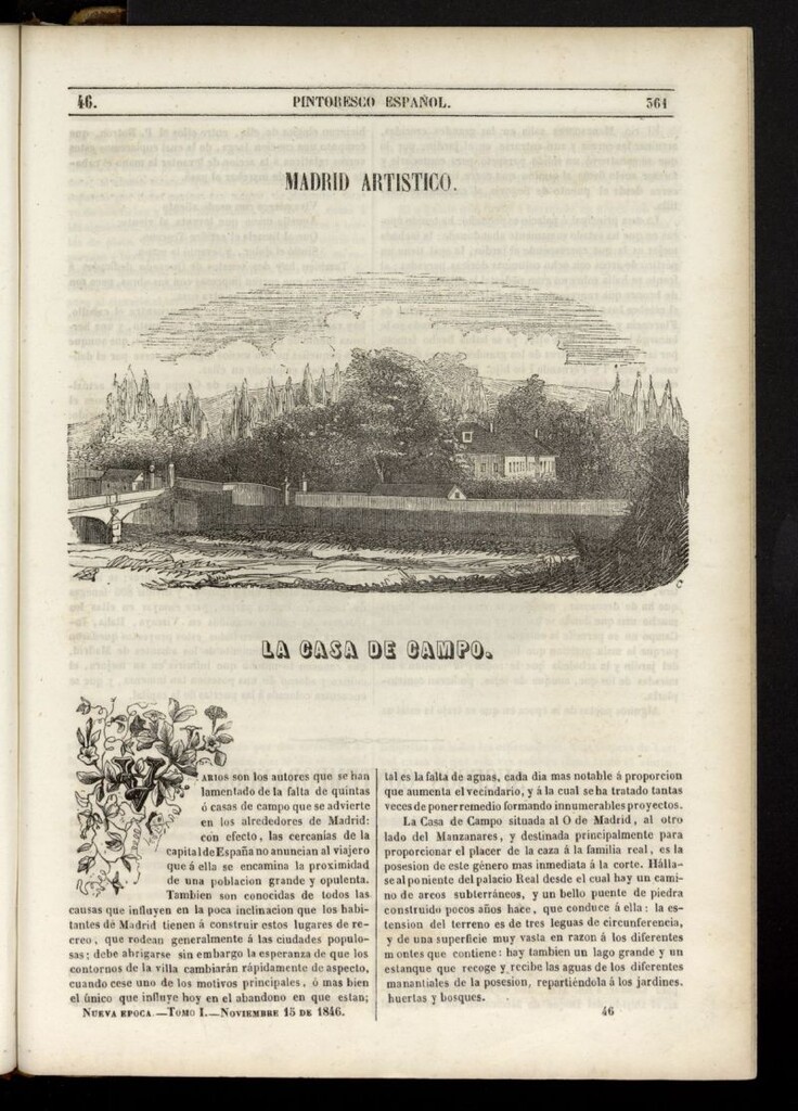 Miniatura de Semanario Pintoresco Español del 15 de noviembre de 1846, nº 46