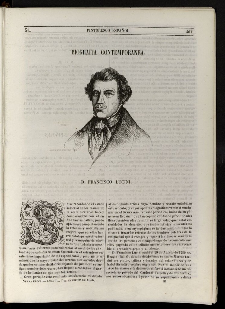 Miniatura de Semanario Pintoresco Español del 20 de diciembre de 1846, nº 51