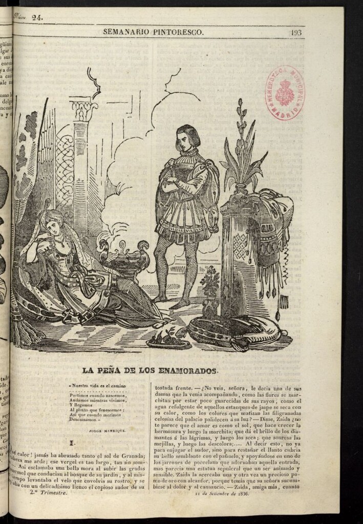 Miniatura de Semanario Pintoresco Español del 11 de septiembre de 1836, nº 24