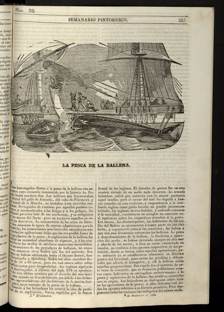 Miniatura de Semanario Pintoresco Español del 6 de noviembre de 1836, nº 32