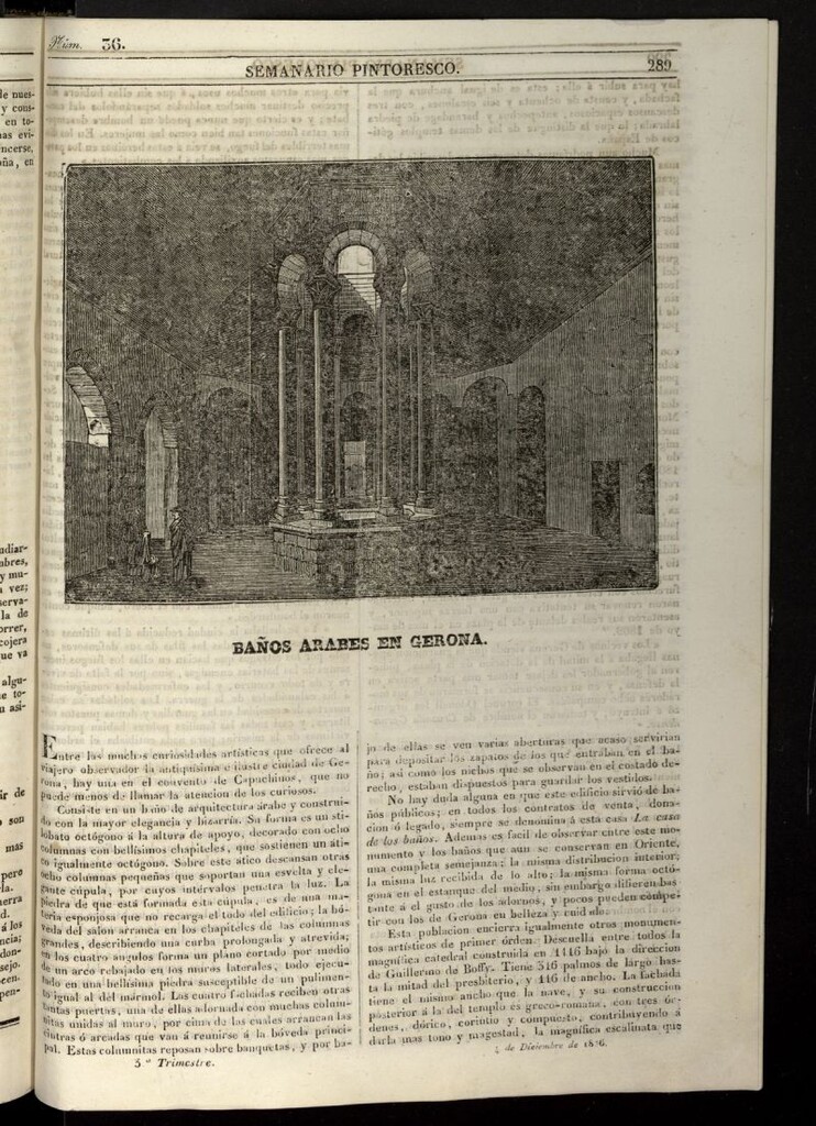 Miniatura de Semanario Pintoresco Español del 4 de diciembre de 1836, nº 36