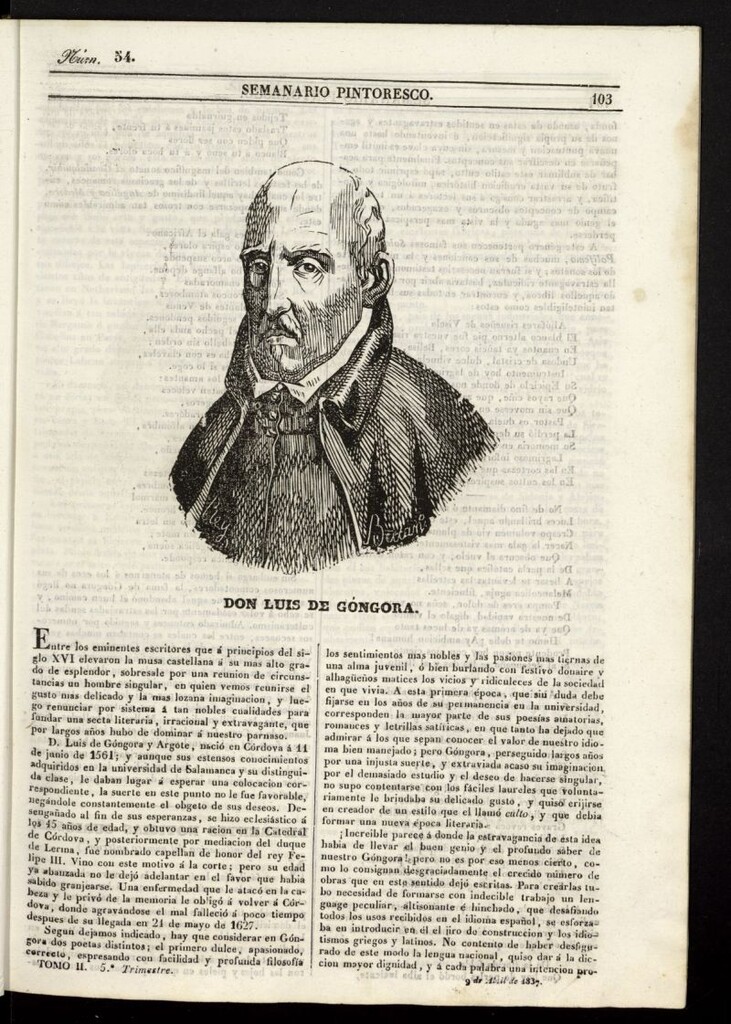 Miniatura de Semanario Pintoresco Español del 9 de abril de 1837, nº 54