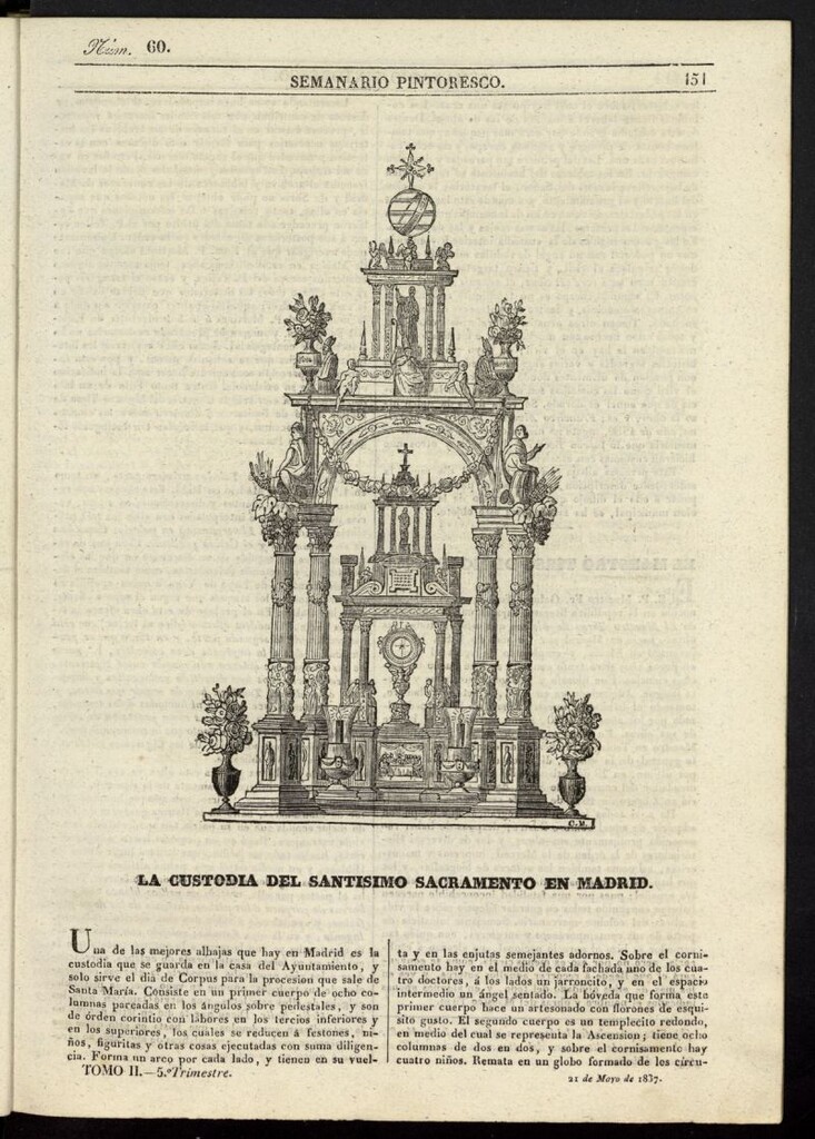 Miniatura de Semanario Pintoresco Español del 21 de mayo de 1837, nº 60