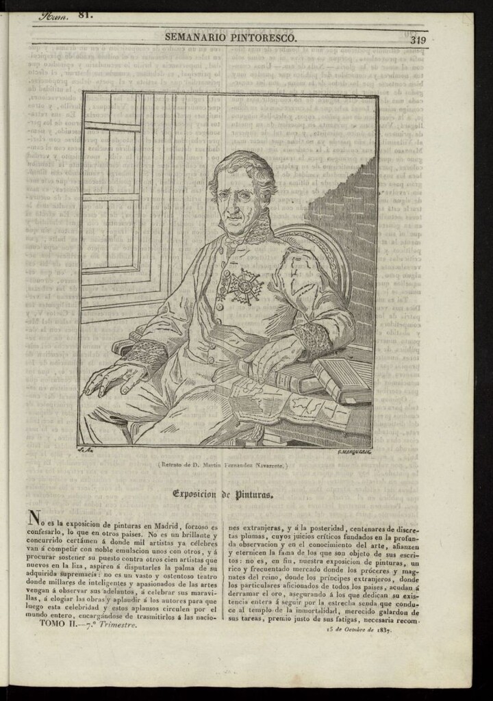 Miniatura de Semanario Pintoresco Español del 15 de octubre de 1837, nº 81