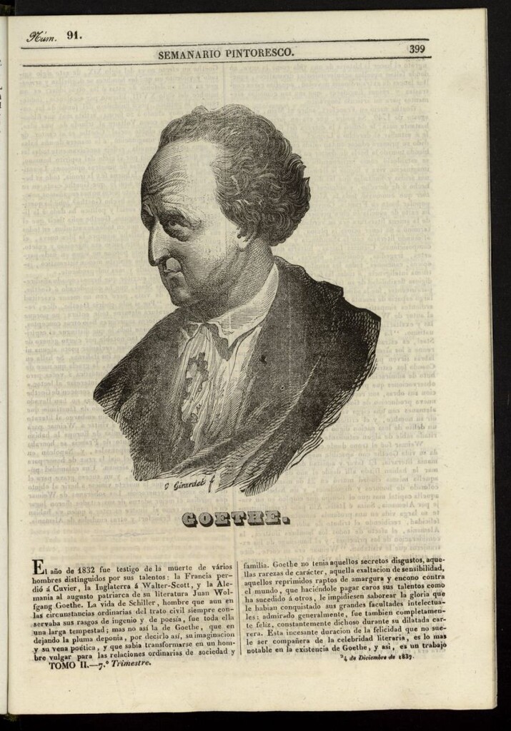 Miniatura de Semanario Pintoresco Español del 24 de diciembre de 1837, nº 91