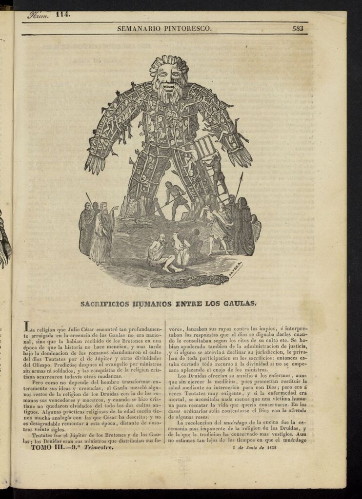 Miniatura de Semanario Pintoresco Español del 3 de junio de 1838, nº 114