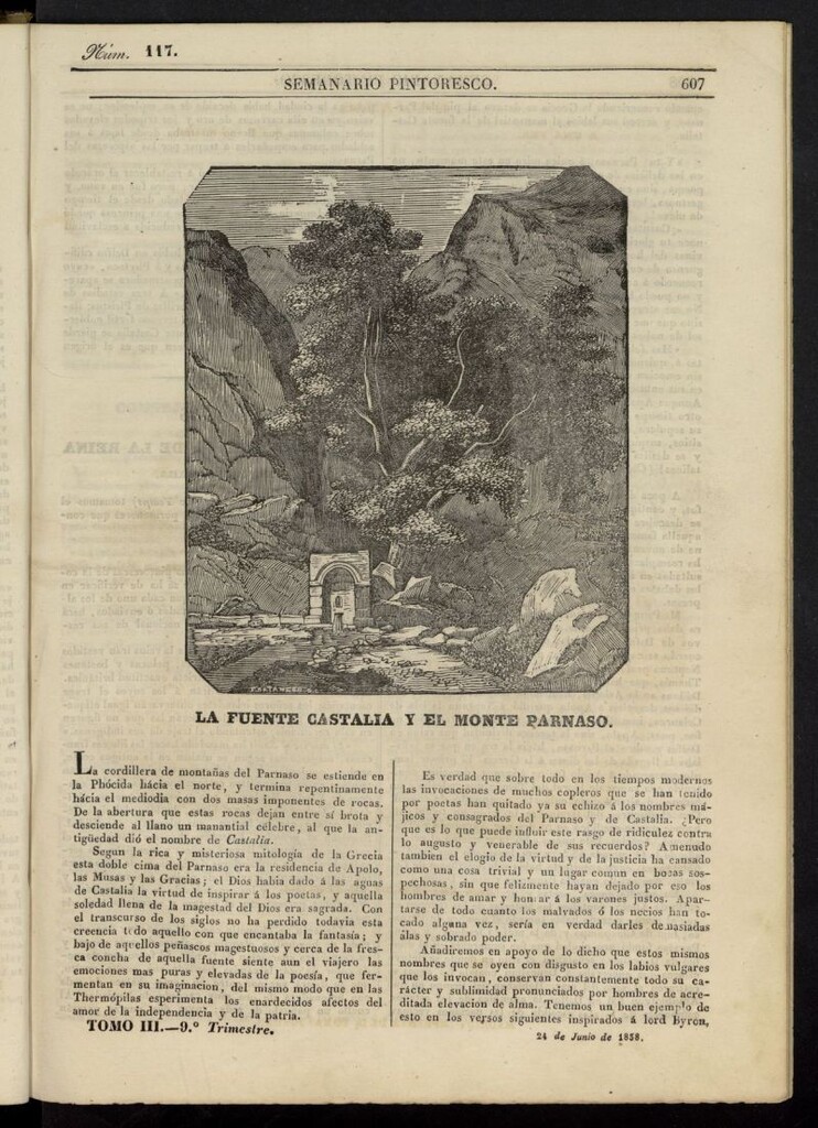 Miniatura de Semanario Pintoresco Español del 24 de junio de 1838, nº 117