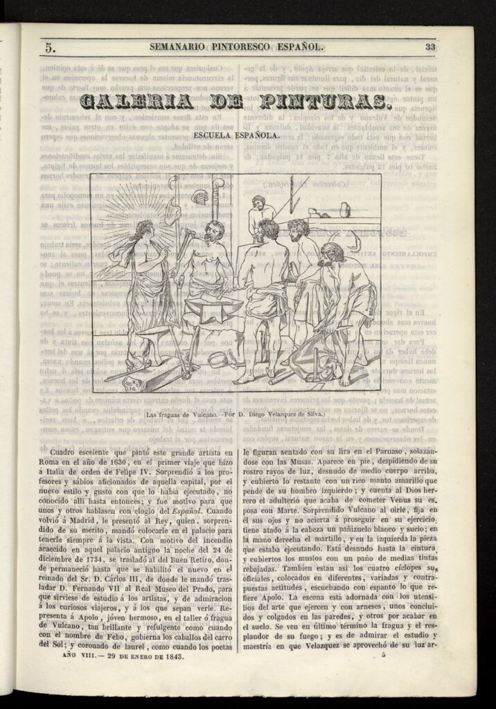 Miniatura de Semanario Pintoresco Español del 29 de enero de 1843, nº 5