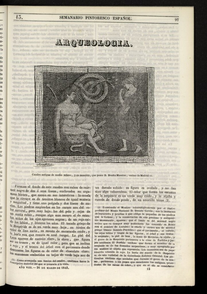 Miniatura de Semanario Pintoresco Español del 26 de marzo de 1843, nº 13