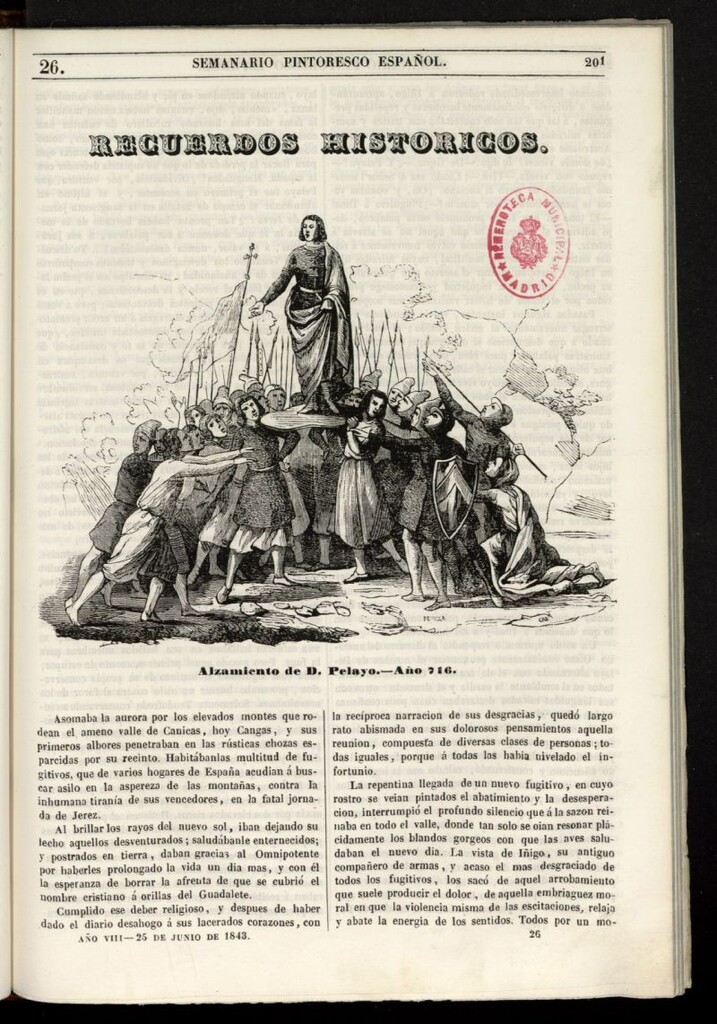 Miniatura de Semanario Pintoresco Español del 25 de junio de 1843, nº 26