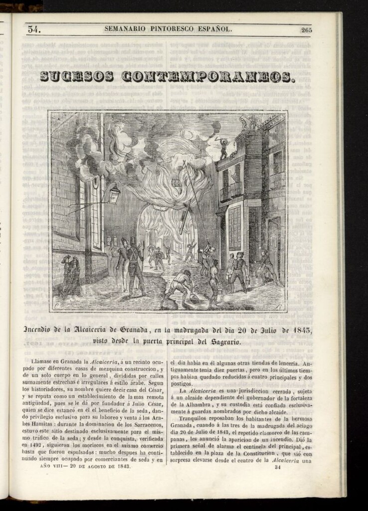 Miniatura de Semanario Pintoresco Español del 20 de agosto de 1843, nº 34
