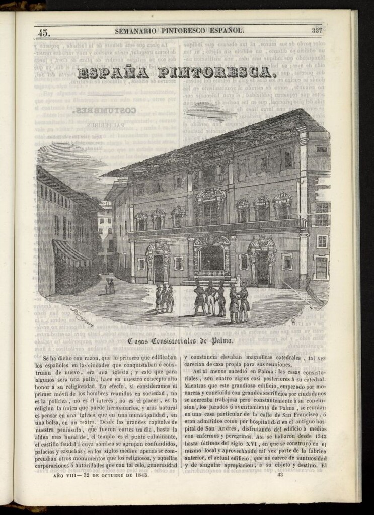 Miniatura de Semanario Pintoresco Español del 22 de octubre de 1843, nº 43