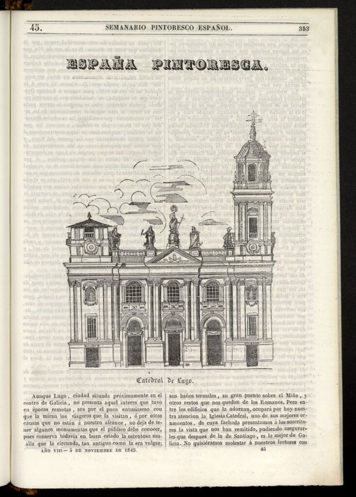Miniatura de Semanario Pintoresco Español del 5 de noviembre de 1843, nº 45