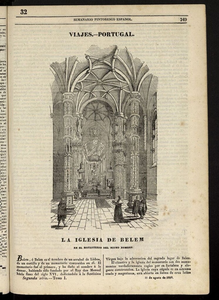Miniatura de Semanario Pintoresco Español del 11 de agosto de 1839, nº 32