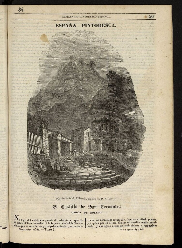 Miniatura de Semanario Pintoresco Español del 25 de agosto de 1839, nº 34