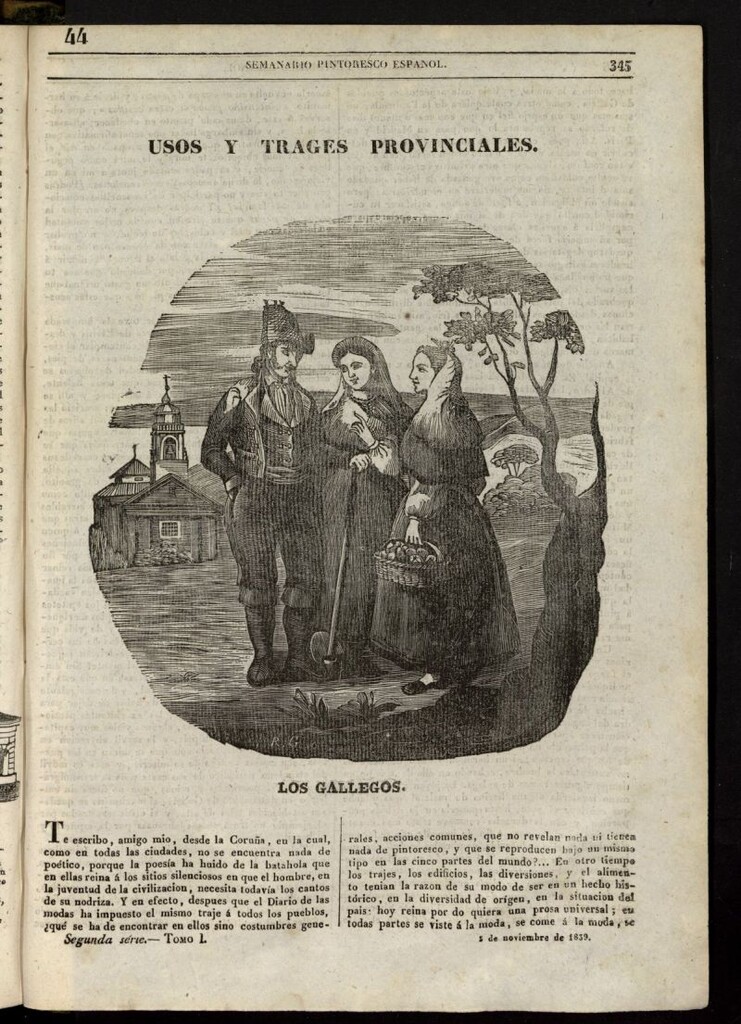 Miniatura de Semanario Pintoresco Español del 3 de noviembre de 1839, nº 44
