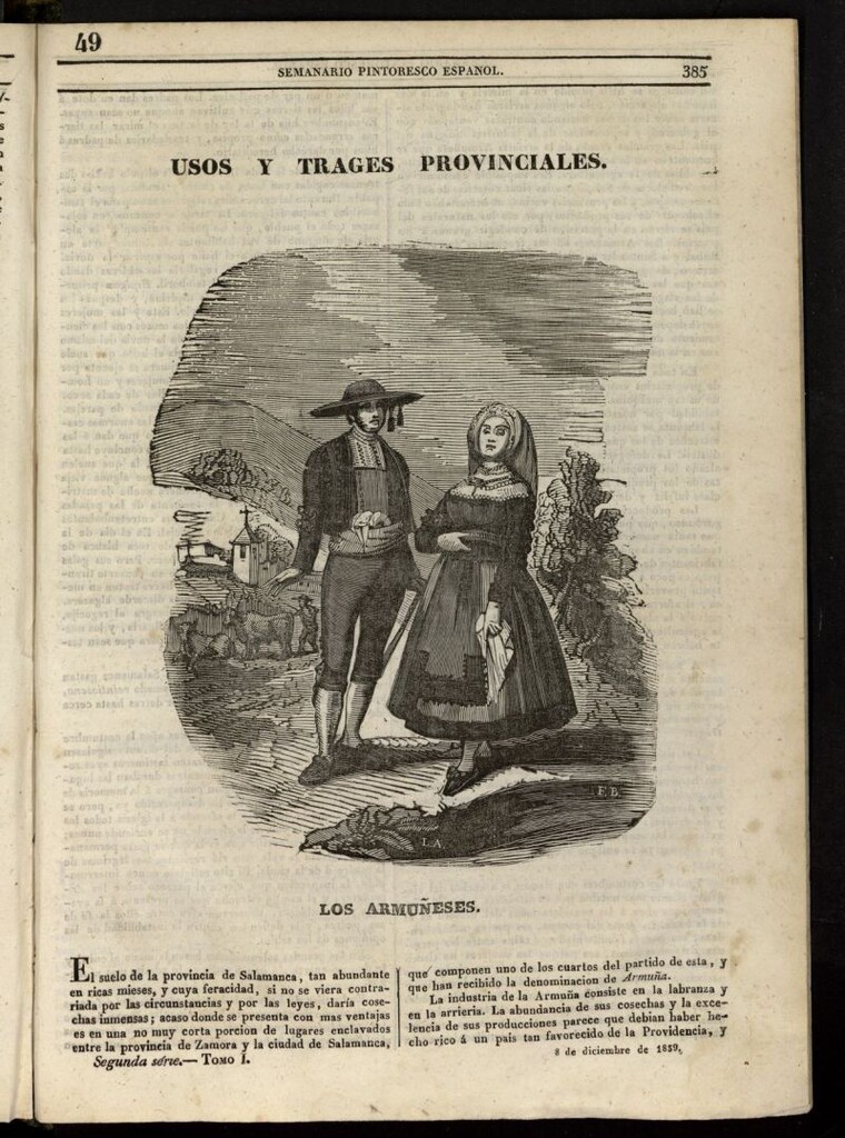 Miniatura de Semanario Pintoresco Español del 8 de diciembre de 1839, nº 49