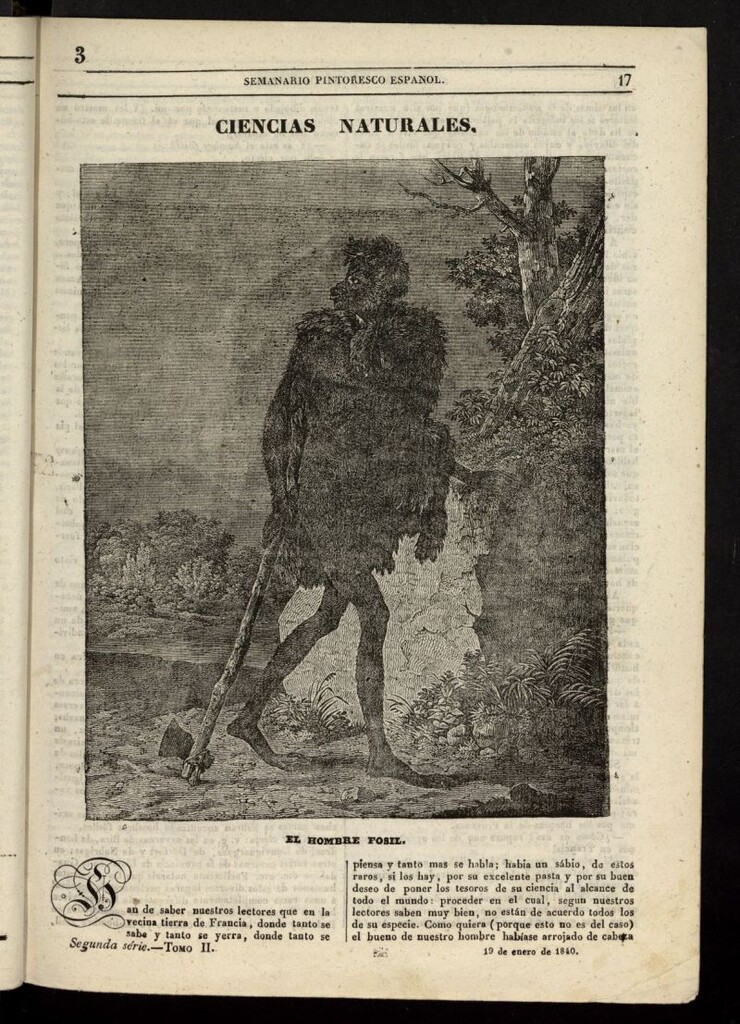 Miniatura de Semanario Pintoresco Español del 19 de enero de 1840, nº 3