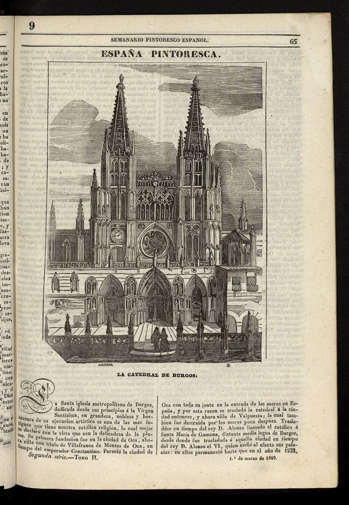 Miniatura de Semanario Pintoresco Español del 1 de marzo de 1840, nº 9
