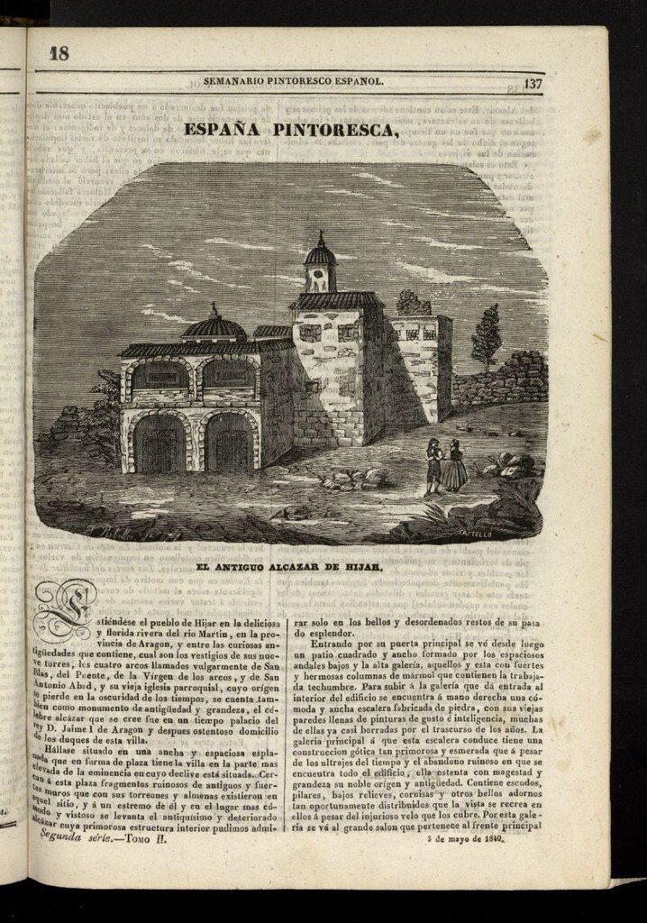 Miniatura de Semanario Pintoresco Español del 3 de mayo de 1840, nº 18